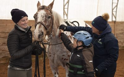 Volunteering with the Therapeutic Riding Program
