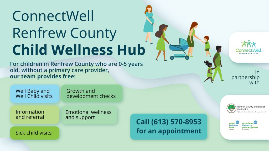 A page footer showing services.